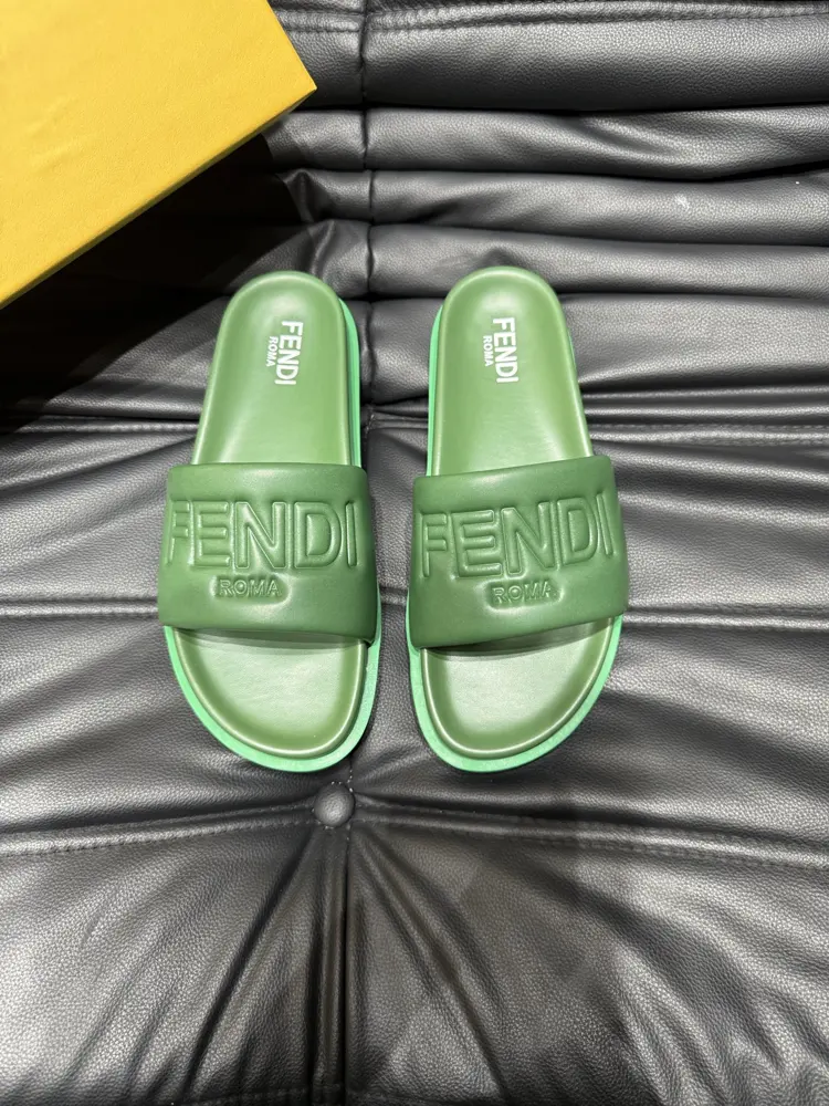 Fendi luxury slippers