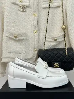 Chanel classic double C loafers