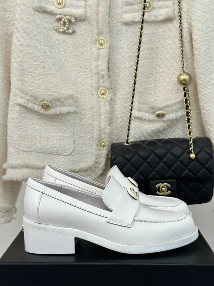 Chanel classic double C loafers