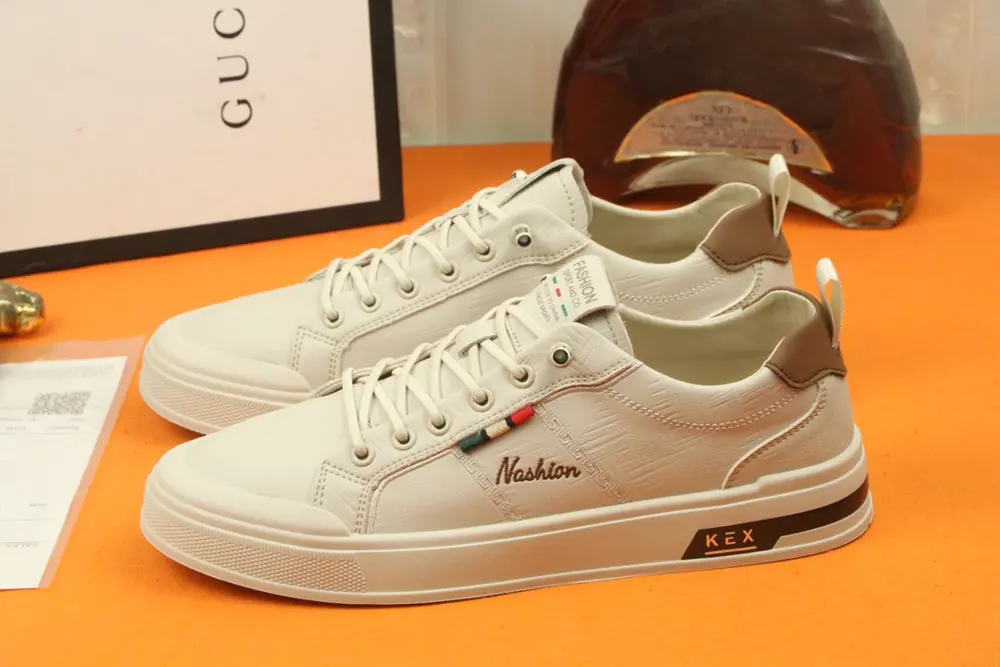 Gucci casual sneakers are featured on the cover of Italian men’s fashion magazines