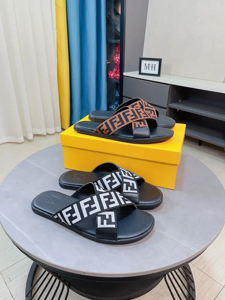 Fendi sandals and slippers are out Cool colors