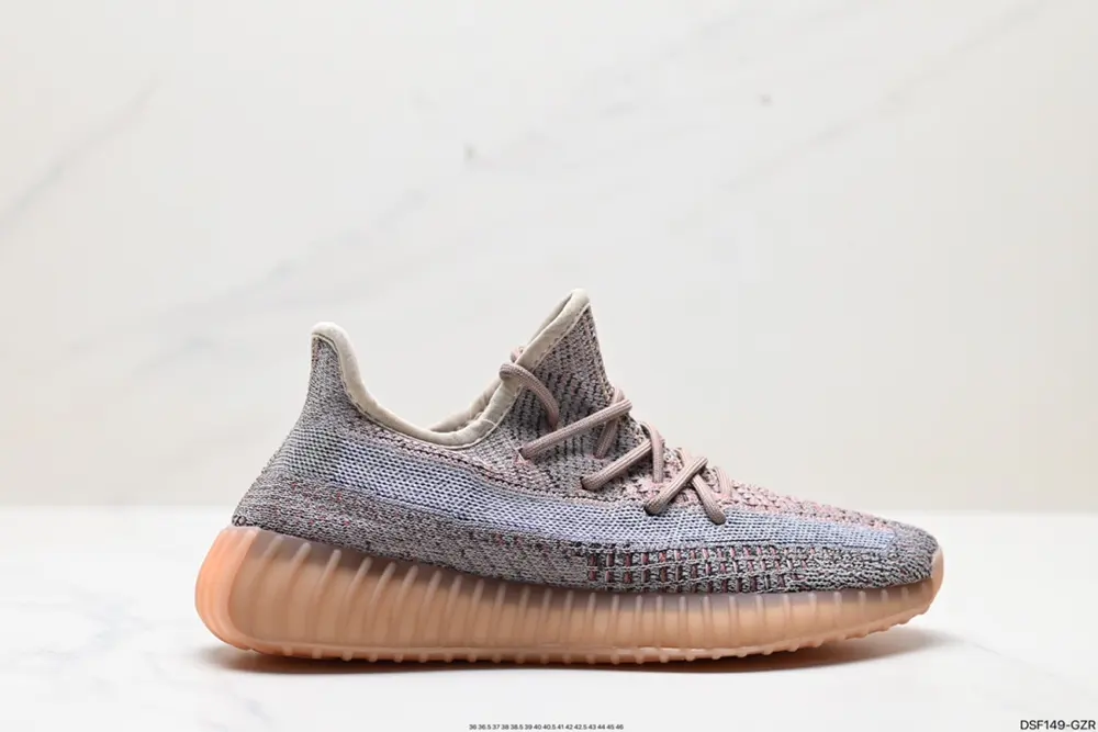 Adidas Yeezy Boost 350V2 Coconut German imported mesh loom surface hollow breathable mesh F36980
