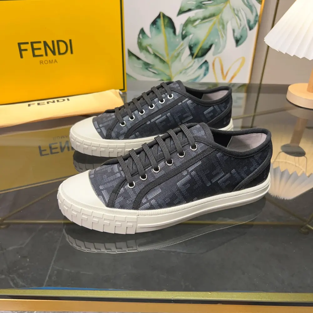FENDI Domino canvas sneakers – a new must-have