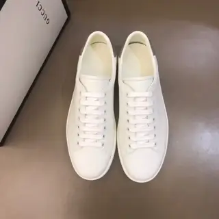GUCCI G classic white shoes
