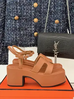 Hermès/Hermès classic H thick-soled sandals