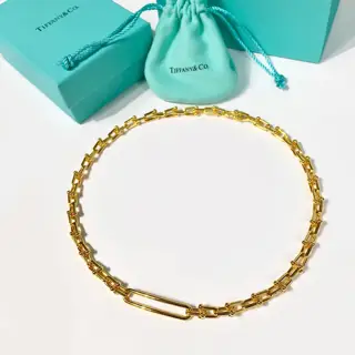 Tiffany bamboo necklace ring couple necklace