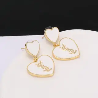 Yves Saint Laurent Heart Earrings