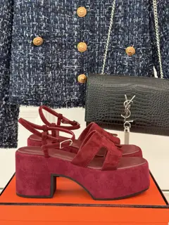 Hermès/Hermès classic H thick-soled sandals