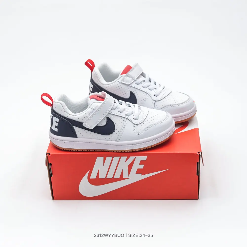 Nike Court Borough Low 2 Low-top versatile breathable casual children’s shoes sports shoes AV3167