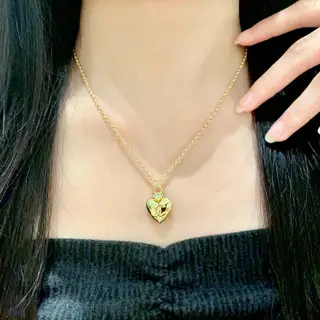 Chanel vintage letter necklace