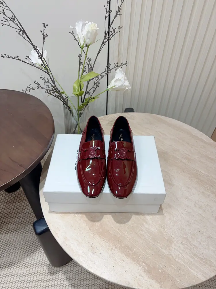 Celine Arc de Triomphe buckle loafers