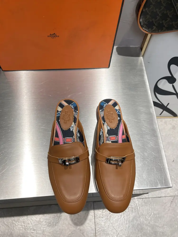 Hermès early spring new style half-slippers