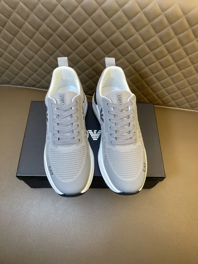 Armani casual sports shoes. Upper