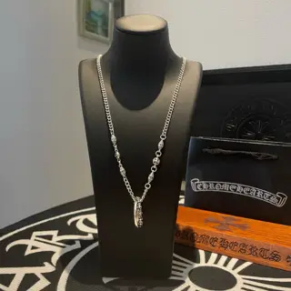 Chrome Hearts classic retro side necklace