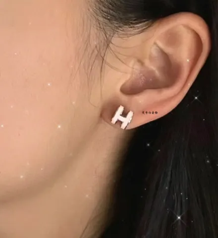Hermès Large H Linlang Earrings