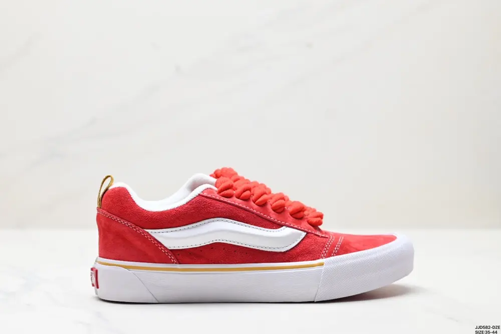 Vans Vault Knu-Skool VR3 LX”Light Grey/Black” Camper Julian Series Low-top Retro Vulcanized