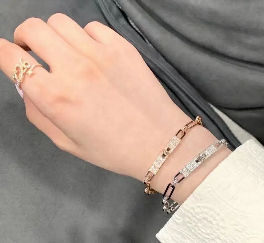 Hermes belt buckle bracelet H bracelet