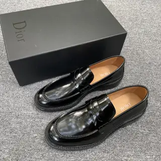 Dior calfskin leather Oxford shoes