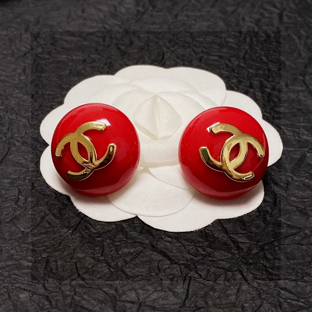 Chanel colorful earrings