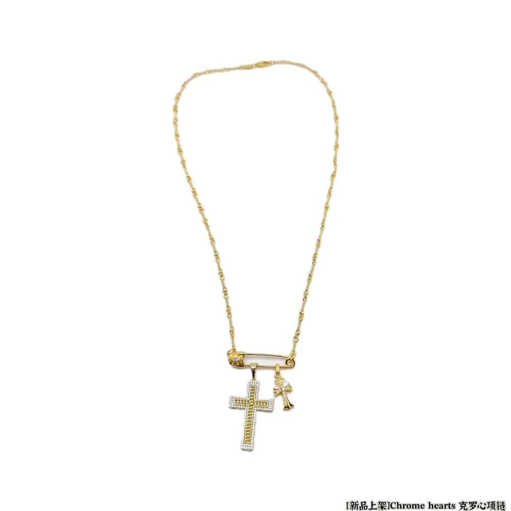 Chrome Hearts gold classic necklace