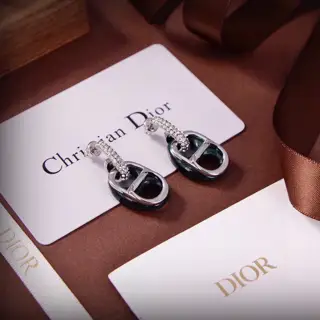 Dior CD letter earrings