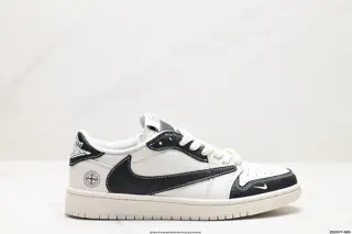 Nike AJ1 reverse hook Travis Scott x Air Jordan 1 “Reverse Mocha” AJ1 Joe 1 TS Lightning QY0768-012