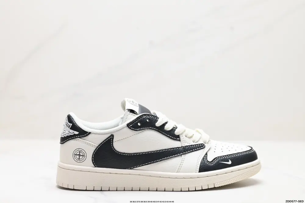 Nike AJ1 reverse hook Travis Scott x Air Jordan 1 “Reverse Mocha” AJ1 Joe 1 TS Lightning QY0768-012