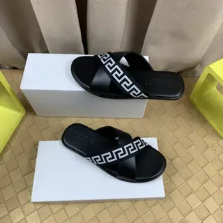 Versace casual slippers Official website original 1:1 mold Original quality