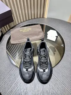 Valentino men’s low-top camouflage sneakers