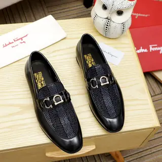 Salvatore Ferragamo new men’s casual slip-on shoes Official website original 1:1 mold