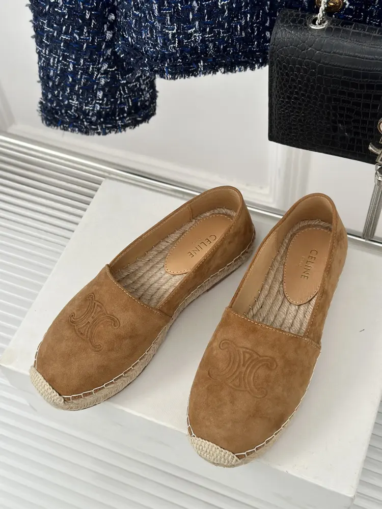 Celine Arc de Triomphe printed fisherman shoes
