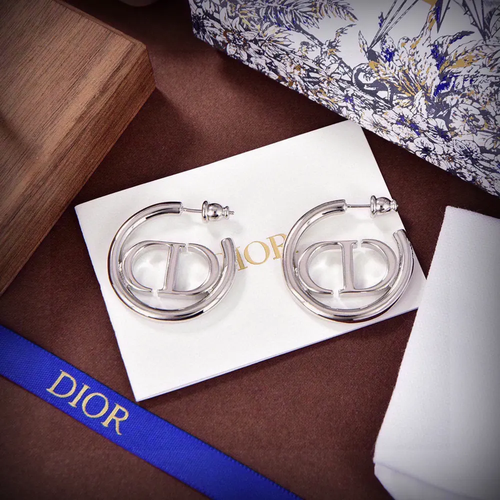 Dior new style Dior new letter earrings are loved by all the top brands. The metal texture