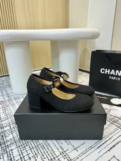 Chanel top Mary Jane shoes
