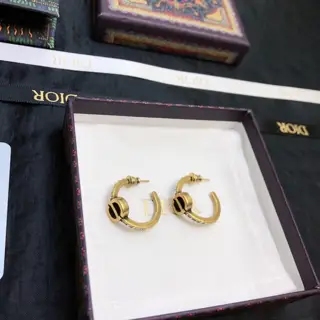 new Dior exquisite women pearl CD earrings a must-have for noble girls and celebrities D