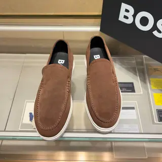 BOSS new suede loafers