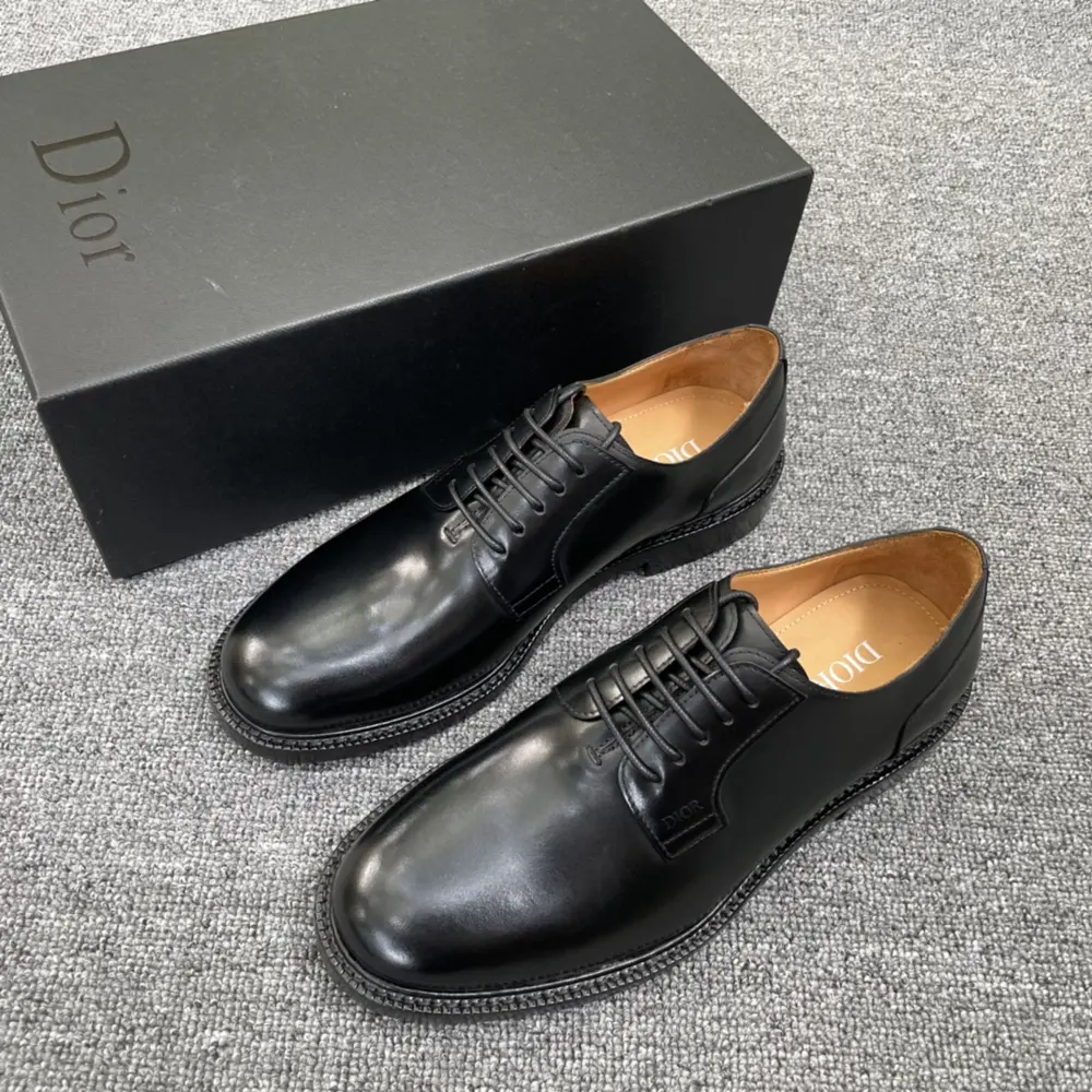 Dior calfskin leather Oxford shoes