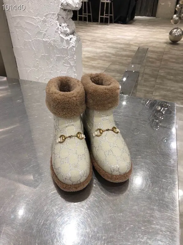 Gucci women’s autumn and winter wool boots
