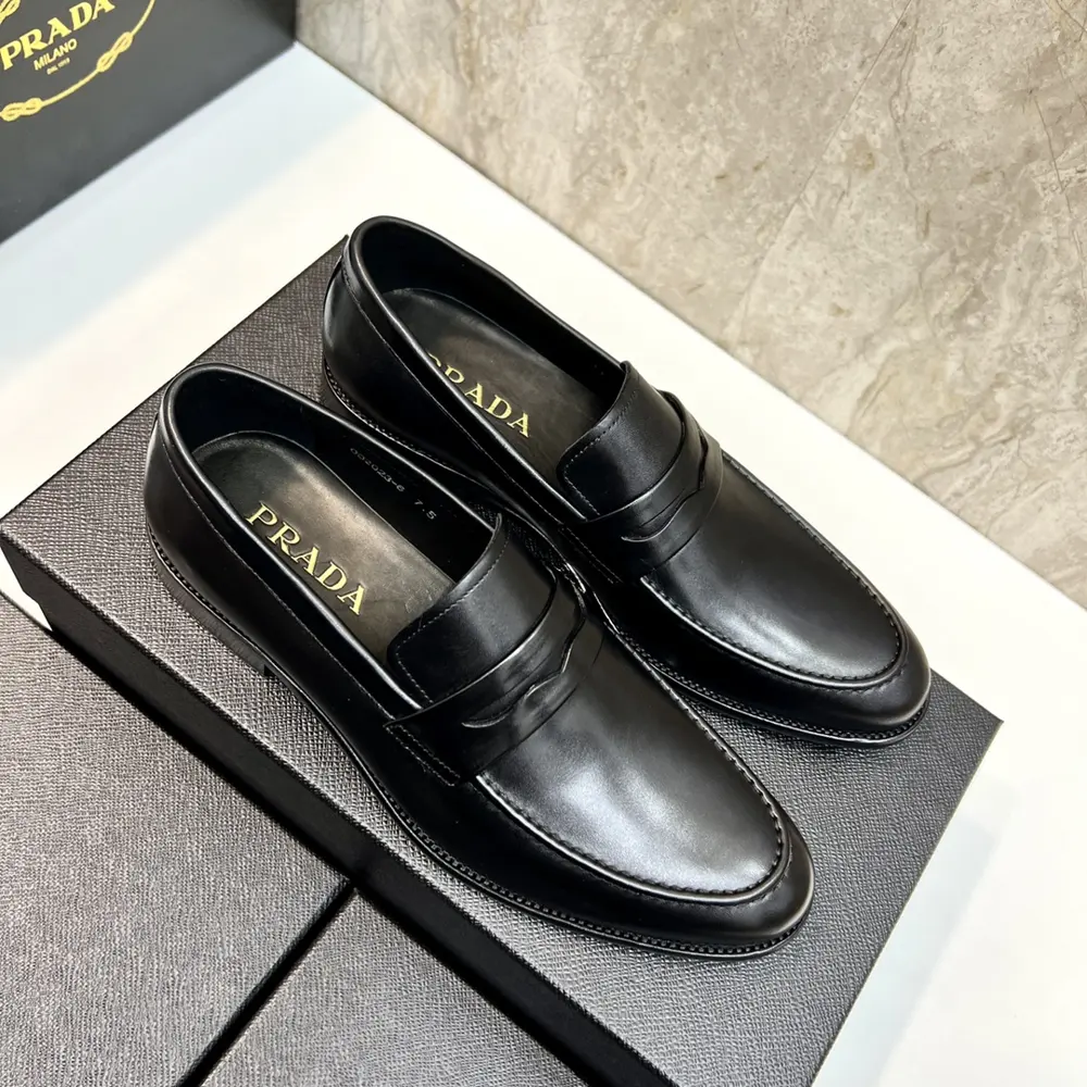 Prada Men’s Fashion Casual Leather Shoes