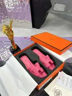 Hermès H slippers