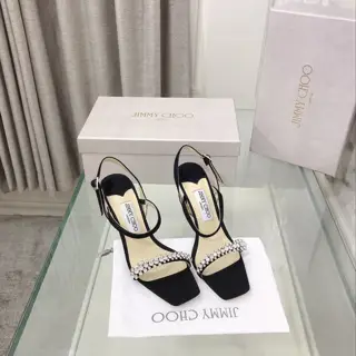 Jimmy Choo Spring and Summer new popular bowknot single shoe series