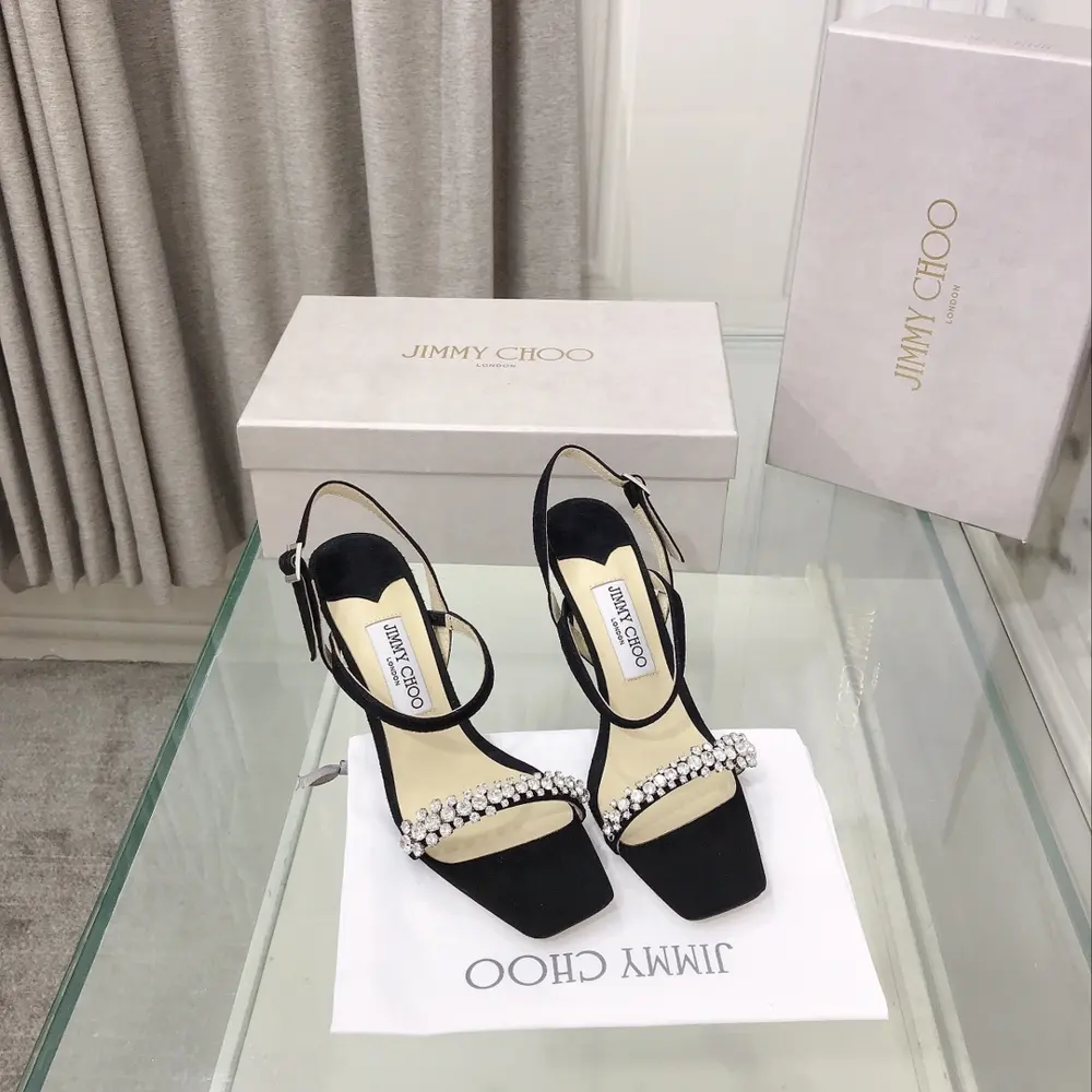 Jimmy Choo Spring and Summer new popular bowknot single shoe series