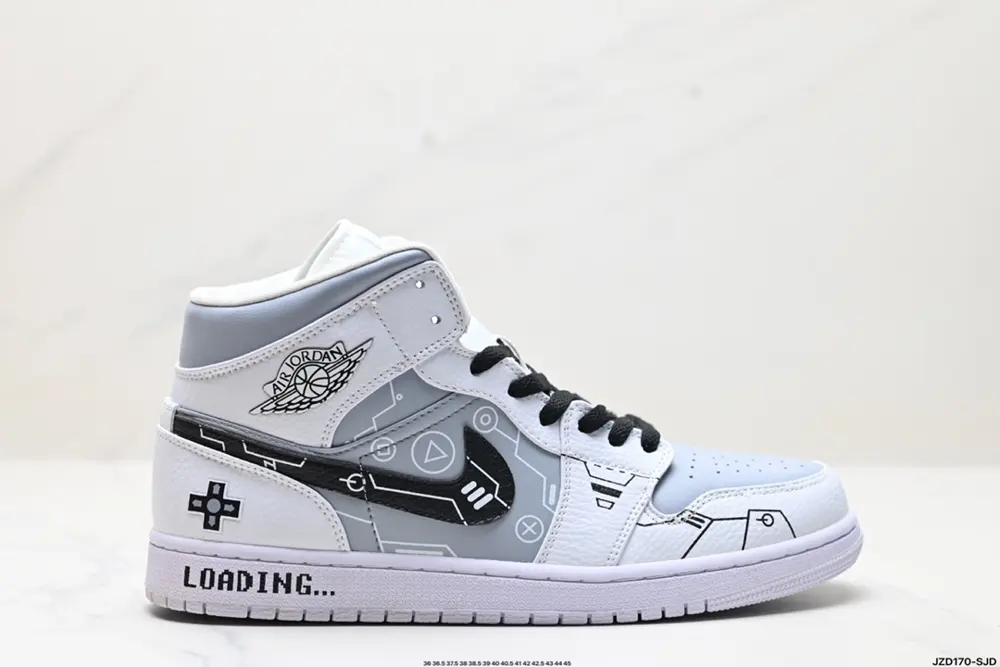 NIKE Air Jordan 1 Retro Mid AJ1 Jordan Generation Mid-top Classic Retro Culture Leisure 554724