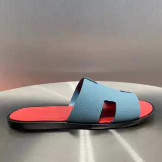 Hermès Classic H Slippers ~ High-end men’s sandals• beach shoes slippers ~ counter