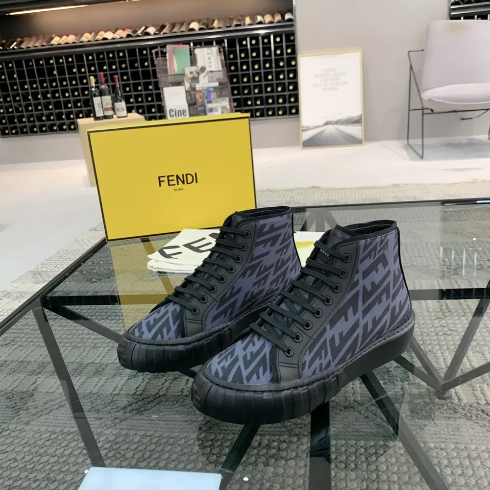 Fendi Little Monster men’s high top popular counter new style original configuration