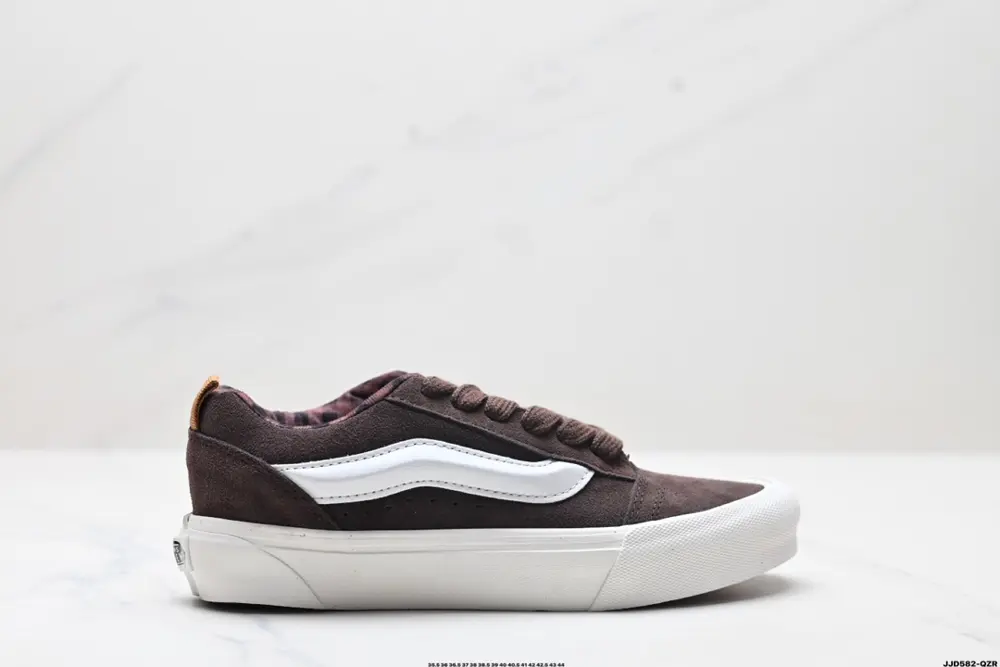 Vans Knu-Skool Vr3 suede wear-resistant low-top sneakers
