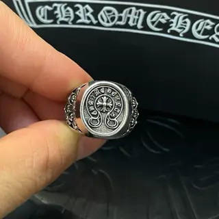 Chrome Hearts Classic Vintage Horseshoe Cross Ring
