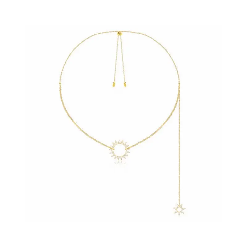Apm monaco sunflower necklace sexy long necklace. The sunflower symbolizes endless life