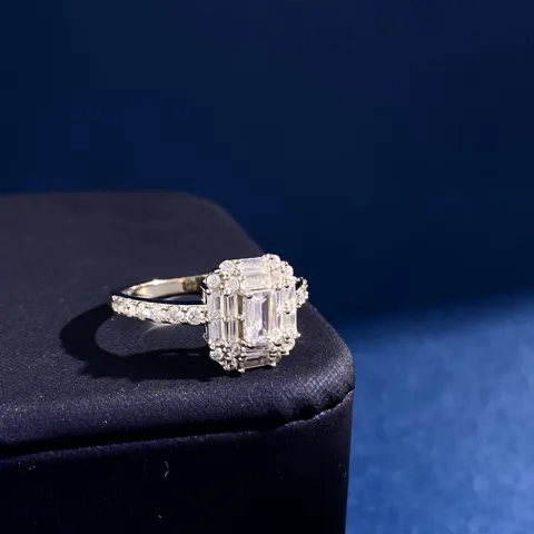 Tiffany rectangular diamonds