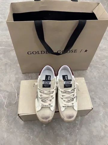 Golden Goose Silver Tail Pony Hair Star Couple Style Shoes