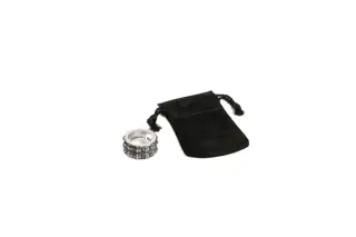 Chrome Hearts Large Double Cross Ring